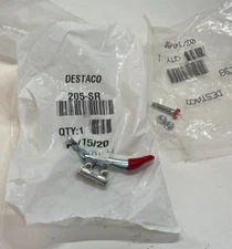 DESTACO 205-SR 60 lb Horizontal Manual Hold Down Toggle Clamp - Right Flange -