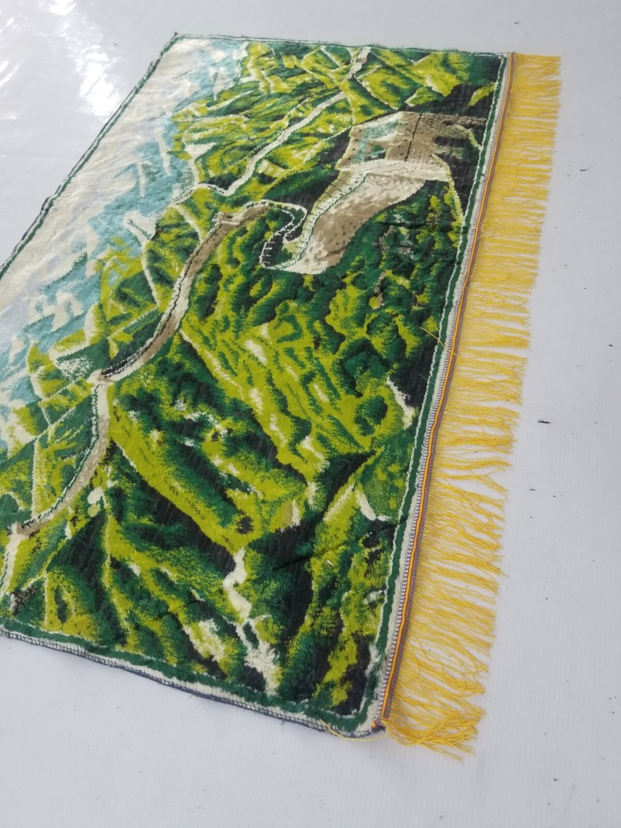 Vintage Chinese Great Wall Of China Wall Hanging Tapestry 105x61cm