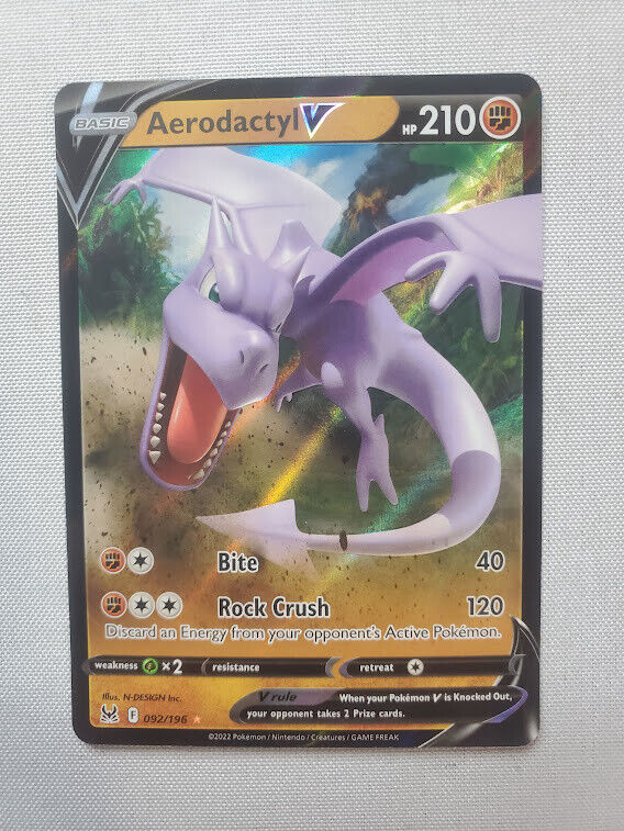 Mavin  Pokemon TCG Lost Origin Aerodactyl V Ultra Rare #092/196