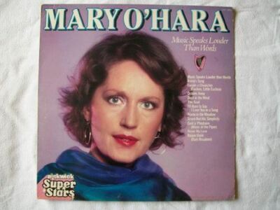 Music Speaks Louder Than Words - Mary O'Hara LP [Vinyl] Mary O'hara