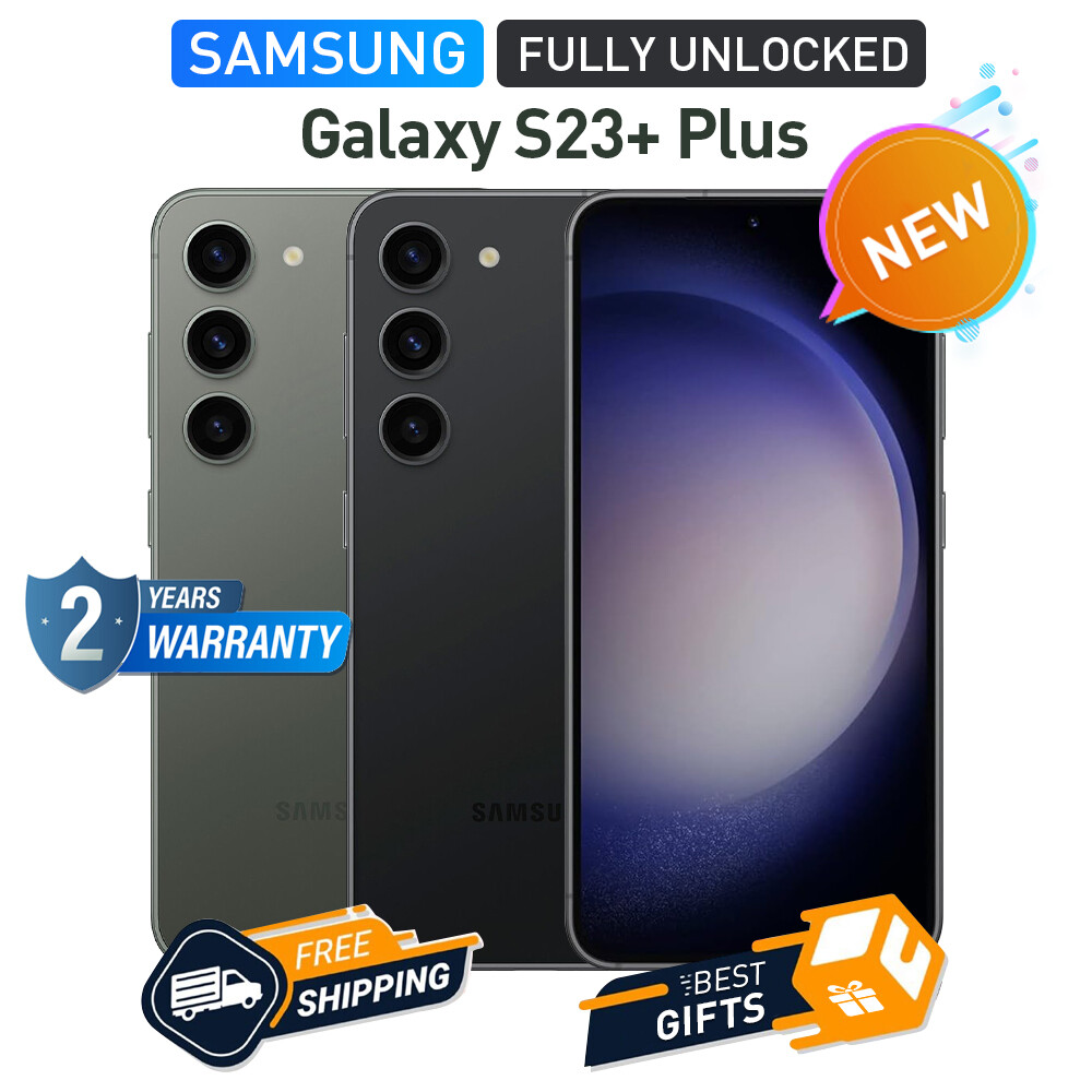 NEW Sealed SAMSUNG GALAXY S23+ PLUS 5G 256GB 512GB SM-S916U Factory Unlocked US