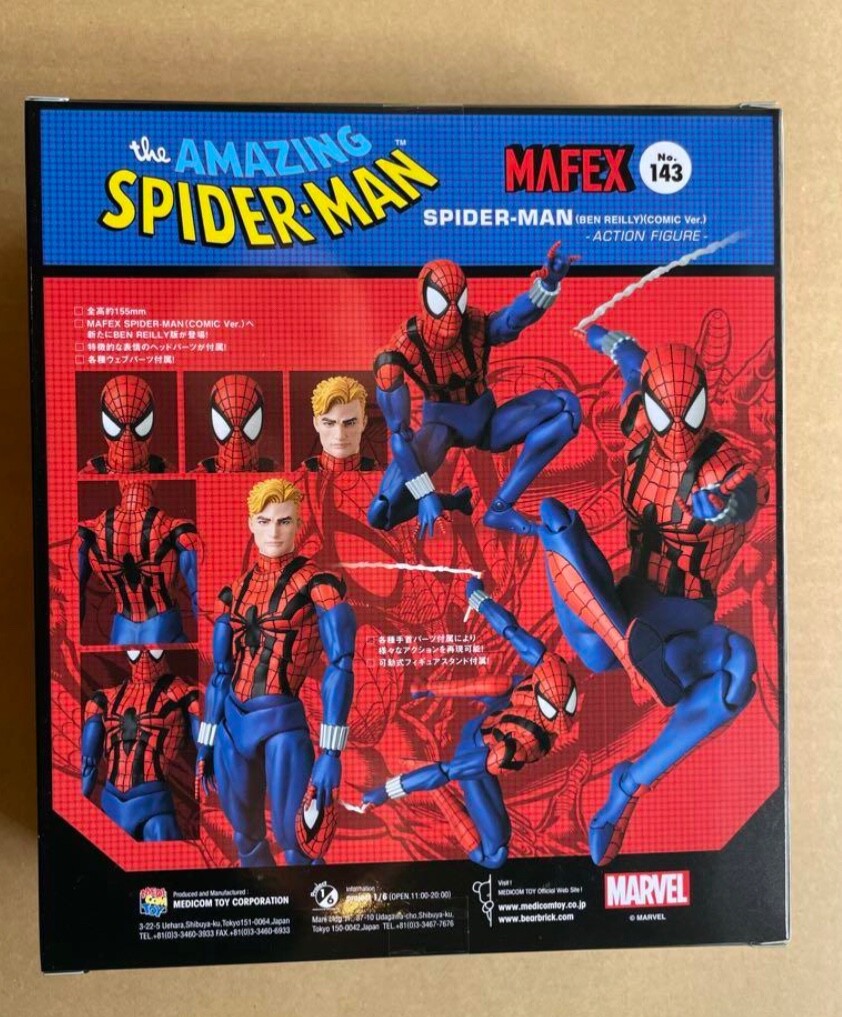 Action Figure MEDICOM TOY MAFEX No.143 SPIDER-MAN Ben Reilly Comic