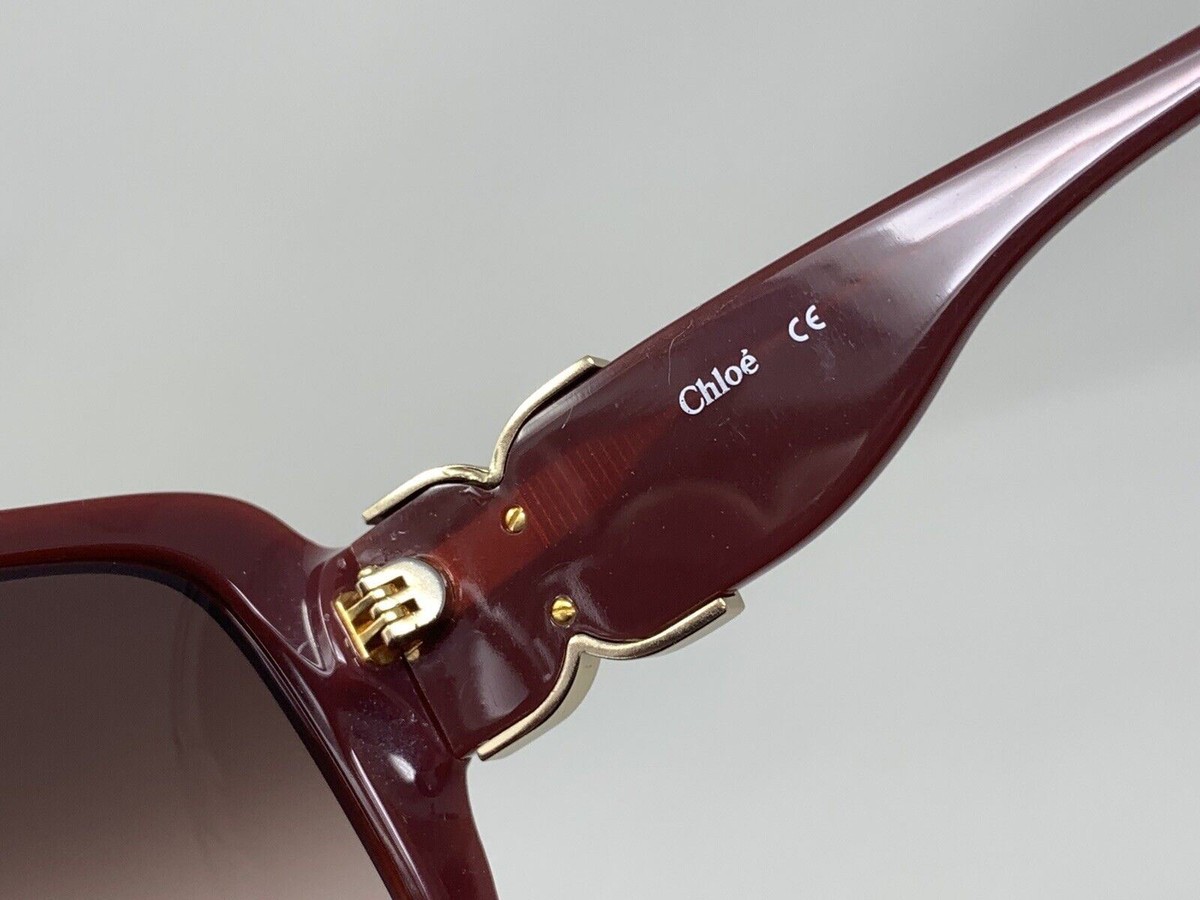 Chloe Sunglasses Square Burgundy CL 2239 C03 Size 58 [] 17 