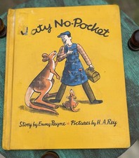 Katy-No-Pockets, By Emmy Payne and H.A. Rey, Vintage 1944 weekly reader edition