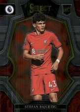 2022-23 Select English Premier League #133 Stefan Bajcetic Rookie RC Card. rookie card picture