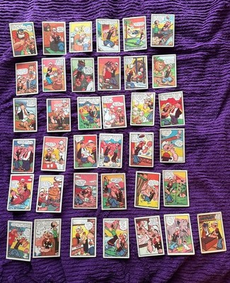 1959 Popeye Chix Confectionery Vintage Trading Cards - Singles & Duplicates