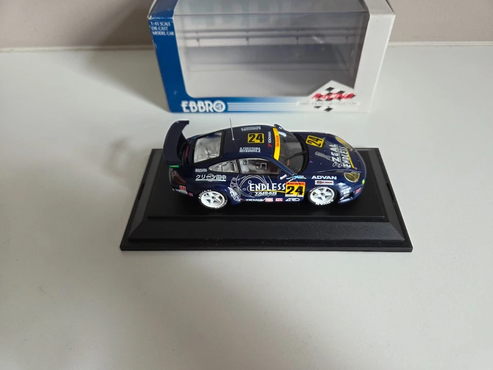 Ebbro 1/43 Endless Porsche 911 GT3R Fukayama/Kinoshita - #24 JGTC 2002 - 43370 - Immagine 3 di 4