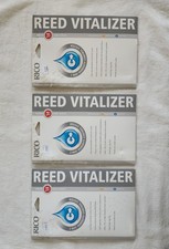 Lot of 3 New Rico Reed Vitalizer Humidity Control Cases - 2-Way Reed Case System