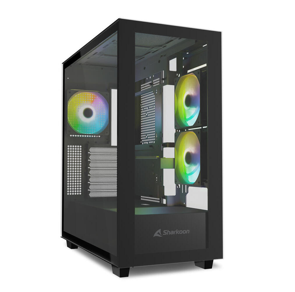 Sharkoon PC Gehuse Rebel C60 Черный RGB ATX schwarz 17590₽