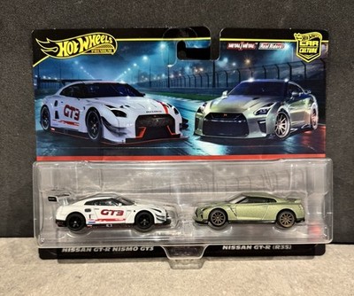 Hot Wheels Premium Twin Set NISSAN SKYLINE GT-R NISMO GT3 NISSAN