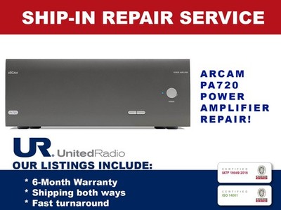 REPAIR SERVICE FOR ARCAM PA720 7-CHANNEL POWER AMPLIFIER