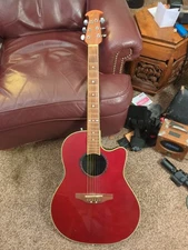 Ovation Celebrity CC057 Guitar Red