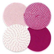 Trivets for Hot Dishes, Hot Pads for Kitchen, 7'' Trivets for Hot Pots and Pa...