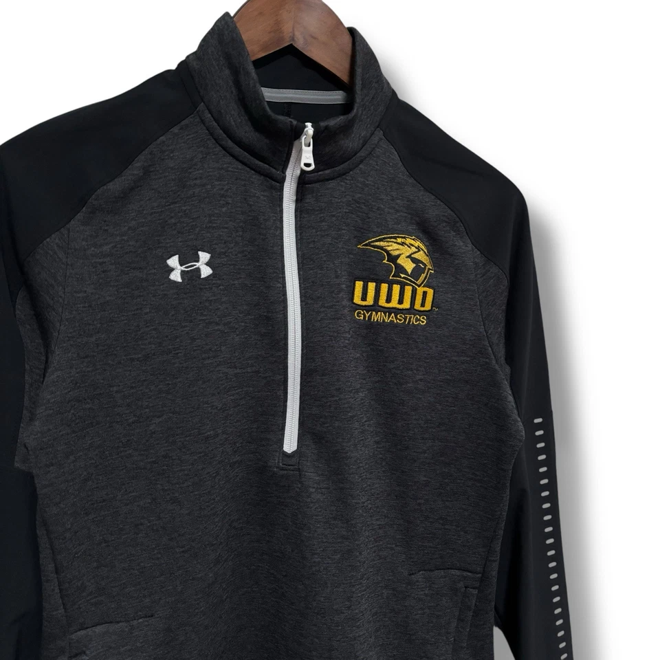 Pullover UW Oshkosh Gimnasia Para Mujer 1/4 Cremallera Edición Equipo Talla M 19.5 x 26 Foto 3 de 4