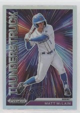 2021 Panini Prizm Draft Picks Thunderstruck Silver Prizm Matt McLain #T-MM 0u66