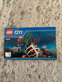 LEGO CITY: Deep Sea Submarine (60092). 100% Complete, Only instruction book 1