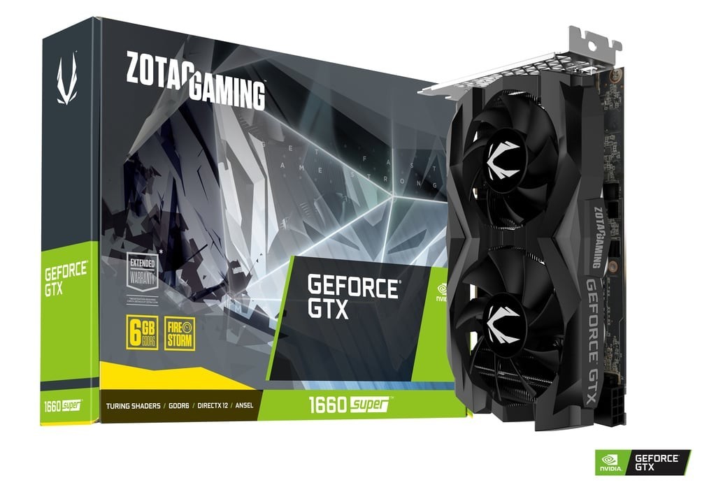 ZOTAC GeForce GTX 1660 SUPER 6GB 中古品 ZOTAC GeForce GTX 1660 Super 6GB GDDR6 (ZT-T16620F-10L) for