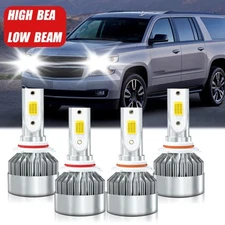 For Chevrolet Suburban 1500 2000-2006 Combo LED Headlights Bulb High Low Beam