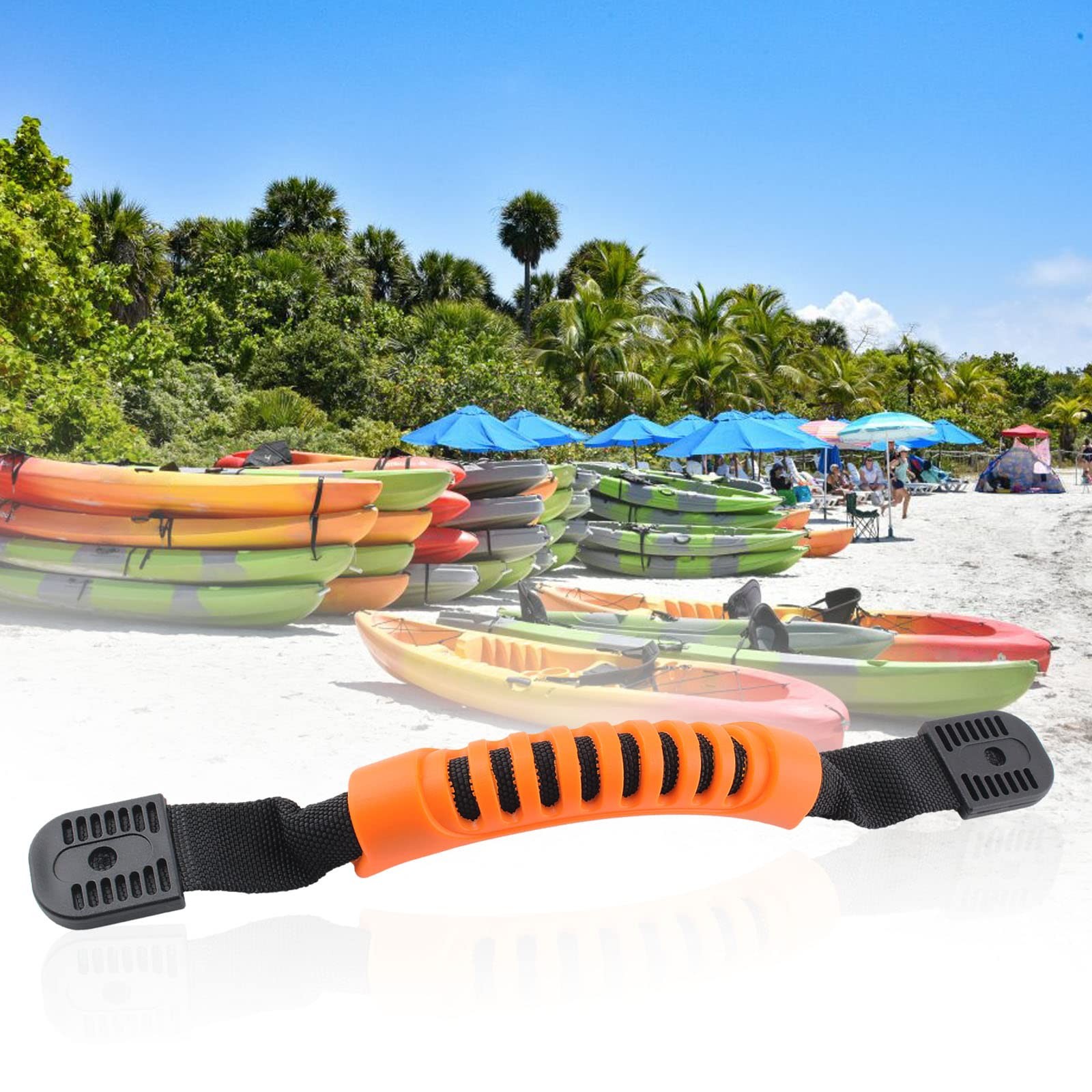 Kayak Carry Handles - Side Mount Replacement with Plastic Buckle for Paddle,