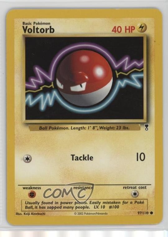 Voltorb Pokemon Legendary Collection #97 2002