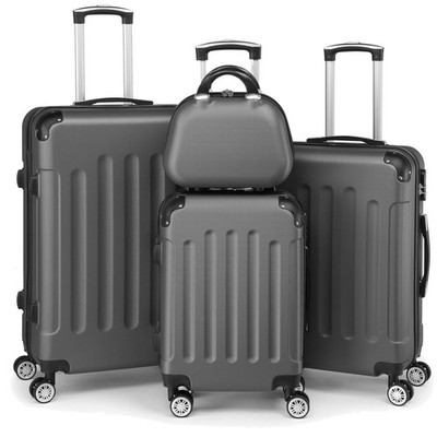 Kofferset 4-tlg, Hartschale ABS, Spinner, TSA Schloss, , Reisetrolley