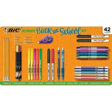 BIC Ultimate Back-to-School Assorted Essentials Kit, 42 count *FREE SHIPPING*