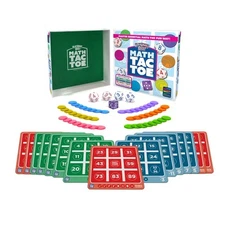 PlaySmart Dice Math-Tac-Toe Math Game: Get Sharp on Mental Math with a Fun Ne...