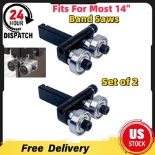 Bandsaw Ball Bearing Blades Guide Upper/Lower For Most 14" Band Saws Aluminium