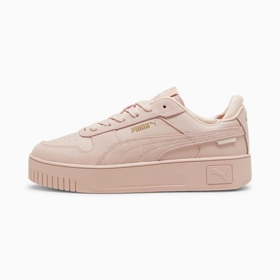 Puma Women's Carina Street Sneaker, Rose Quartz/Rose Quartz/Puma Gold, Rose Quar