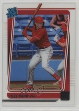 2021 Panini Chronicles Clearly Donruss Rated Rookies Alec Bohm #15 a8a