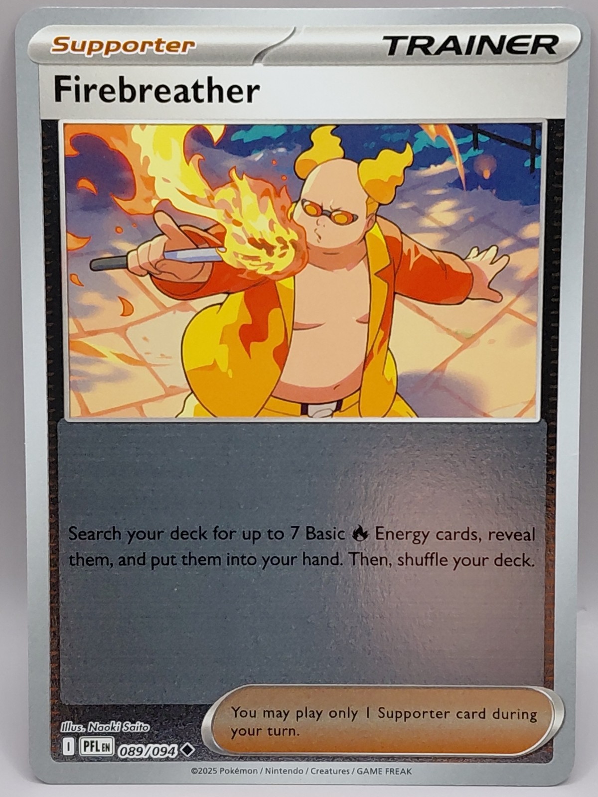 Firebreather 089/094 - REVERSE HOLO - ME02: Phantasmal Flames - NM