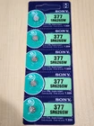 5 piece SONY 377 SR626SW  SR626 V377 Watch Battery SONY USA seller EXP 10/2030