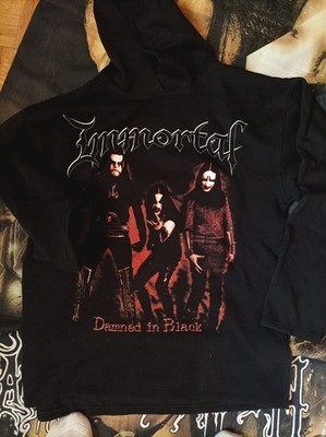 IMMORTAL DAMNED IN BLACK HOODIE.2001.Watain.Murmuur.vargrav.Marduk.Watain