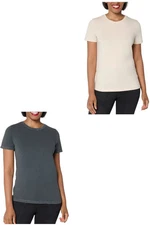 LOGO Principles by Lori Goldstein Women's Knit Tees Phantom/Tapioca