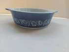 Pyrex Colonial Mist Blue White On Blue 471-B Casserole Bowl Dish No Lid