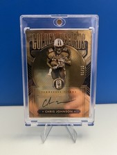 2023 Panini Gold Standard CHRIS JOHNSON Golden Records AUTO 01/10 TEN Titans