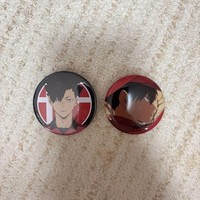 Haikyuu Kuroo Tetsurou Abzeichen Set 2 StüCk SammlerstüCk Anime Merchandise
