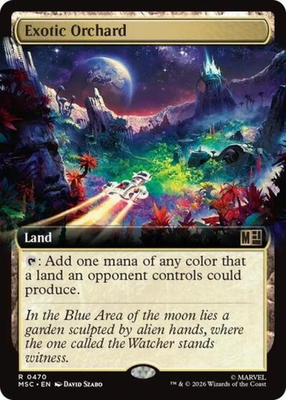#ad Exotic Orchard Extended Art NM Commander: Marvel Super Heroes MTG $3.64