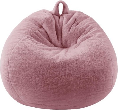 Faux Fur fy Bean Bag Chair Cover (No Filler), Fluffy Stuffed Animal