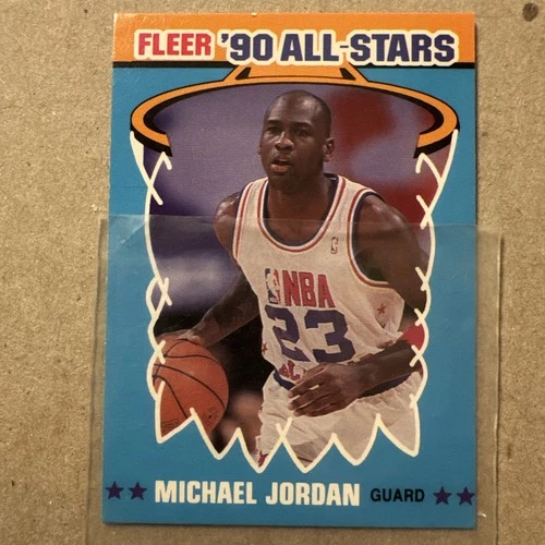 1990 Fleer #5 Of 12 Michael Jordan All Star Card