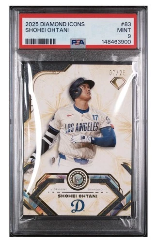 2025 Topps Diamond Icons - Shohei Ohtani /25 PSA 9 Pop 2