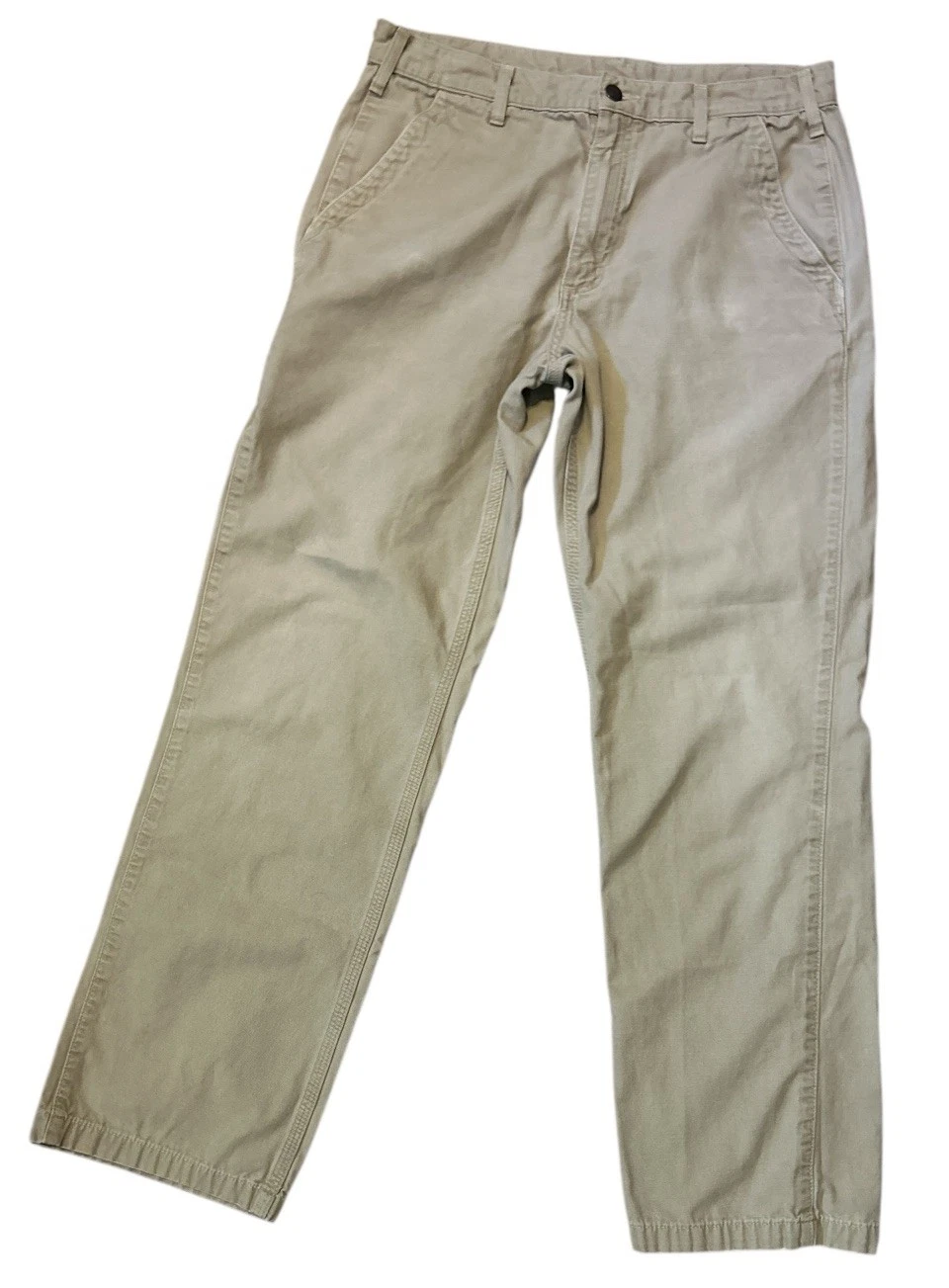 Carhartt Cargo Pants men’s size 34/33 Beige Khaki Straight Leg No Tags