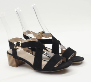 Primark Womens UK Size 3 Black Suede Sandals | eBay