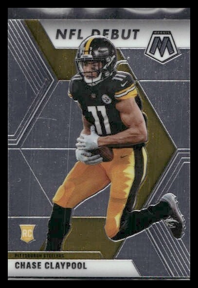 2020 Panini Mosaic #278 Chase Claypool Rookie Pittsburgh Steelers