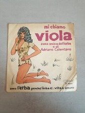 ADRIANO CELENTANO MI CHIAMO VIOLA AMICA ERBA SE SAPEVO NON CRESCEVO 45 ITA 1970