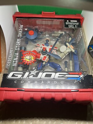 GI JOE COMMANDO NINJA Storm Shadow FIGURE W/ KUNG FU GRIP NIB 2007 HTF Sigma 6