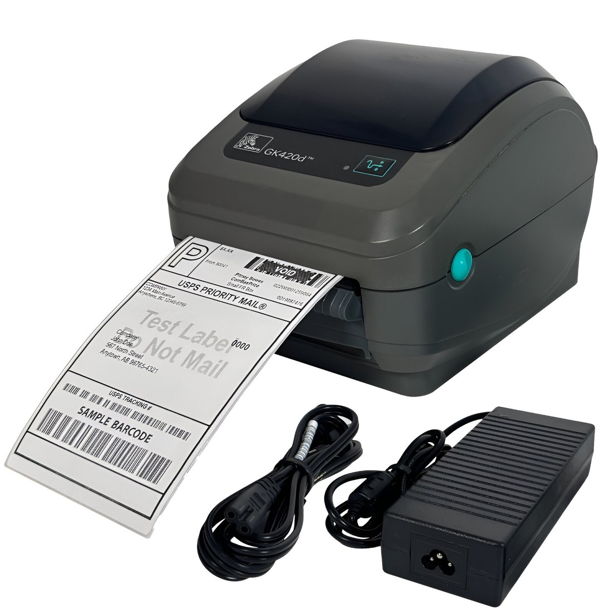 ZEBRA GK420d Etikettendrucker (generalüberholt) – Thermodirekt, 203 Dpi, 127 Mm/s, Ethernet, USB – Für Versand & Lager