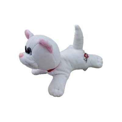  1980s Tonka Small Pound Purries Purr Cat Plush White