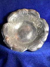 Hand Crafted Stainless 13 Inch Serving Bowl, With 13 Inch Fork And Spoon