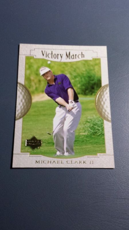 MICHAEL CLARK II 2001 UPPER DECK GOLF CARD # 160 B7298